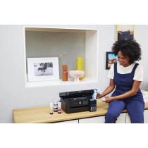 Epson Ecotank L4260 Home Ink Tank Printer Double Sided A4 Colour 3 In 1 Printer With Wi Fi Direct, Smart Panel Connectivity And LCD Screen, Black