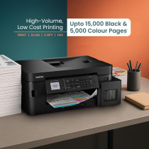 Brother Wireless All In One Ink Tank Printer, MFC-T930DW, Automatic Duplex Print & Scan, ADF, Touch Screen Panel, Network Connectivity, Compact Design