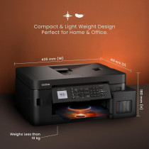 Brother Wireless All In One Ink Tank Printer, MFC-T930DW, Automatic Duplex Print & Scan, ADF, Touch Screen Panel, Network Connectivity, Compact Design