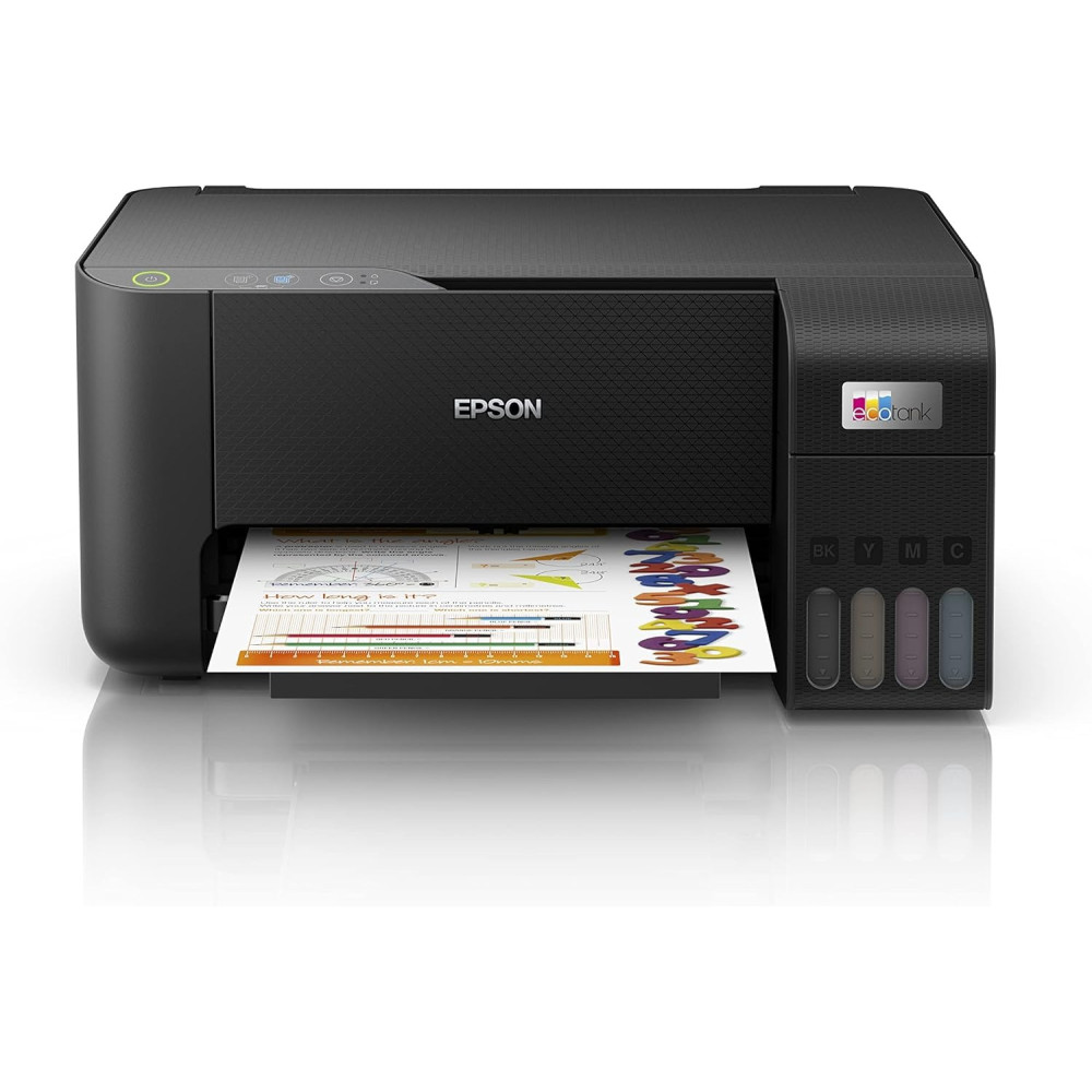 Epson Ecotank L3210 Home Ink Tank Printer A4, Colour, 3 In 1 Printer, Black