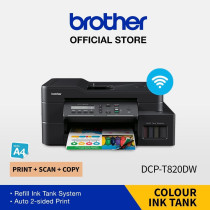 Brother Wireless All In One Ink Tank Printer, DCP-T820DW