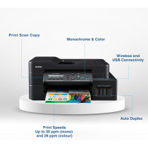 Brother Wireless All In One Ink Tank Printer, DCP-T820DW