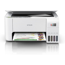 Epson Ecotank L3256 Home Ink Tank Printer A4, Colour, 3 In 1 With Wifi And Smartpanel App Connectivity, White, Compact