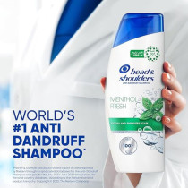 Head And Shoulders Anti Dandruff Menthol Refresh Shampoo, 200 ml