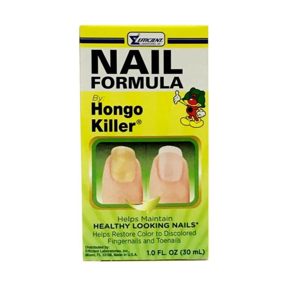 Hongo Efficient Nail Formula Treatment Of Discolored Finger And Toe Nails, 30Ml