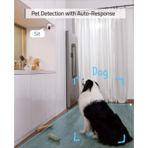 eufy 2K Indoor 2MP Security Camera, White/Black