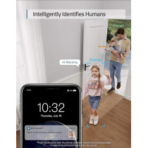 eufy 2K Indoor 2MP Security Camera, White/Black