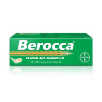 Berocca Calcium And Magnesium Effervescent Tablets, 10s