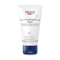 Eucerin UreaRepair Plus 5% Urea Hand Cream with Ceramides, Daily Moisture, Suitable for Mature And Diabetic, Instant 48-Hour Relief for Dry And Rough Skin, 75ml