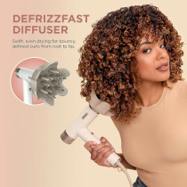 Shark Hd332 Speedstyle Rapidgloss Finisher And High-Velocity Dryer With Iq Speed Styling And Drying Suite, Lightweight, Ionic, No Heat Damage, Best For Curly And Coily Hair, Silk