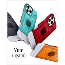 Spigen Classic C1 MagFit For iPhone 16 Pro Max Case Cover MagSafe Compatible Extreme Protection Tech, Ruby