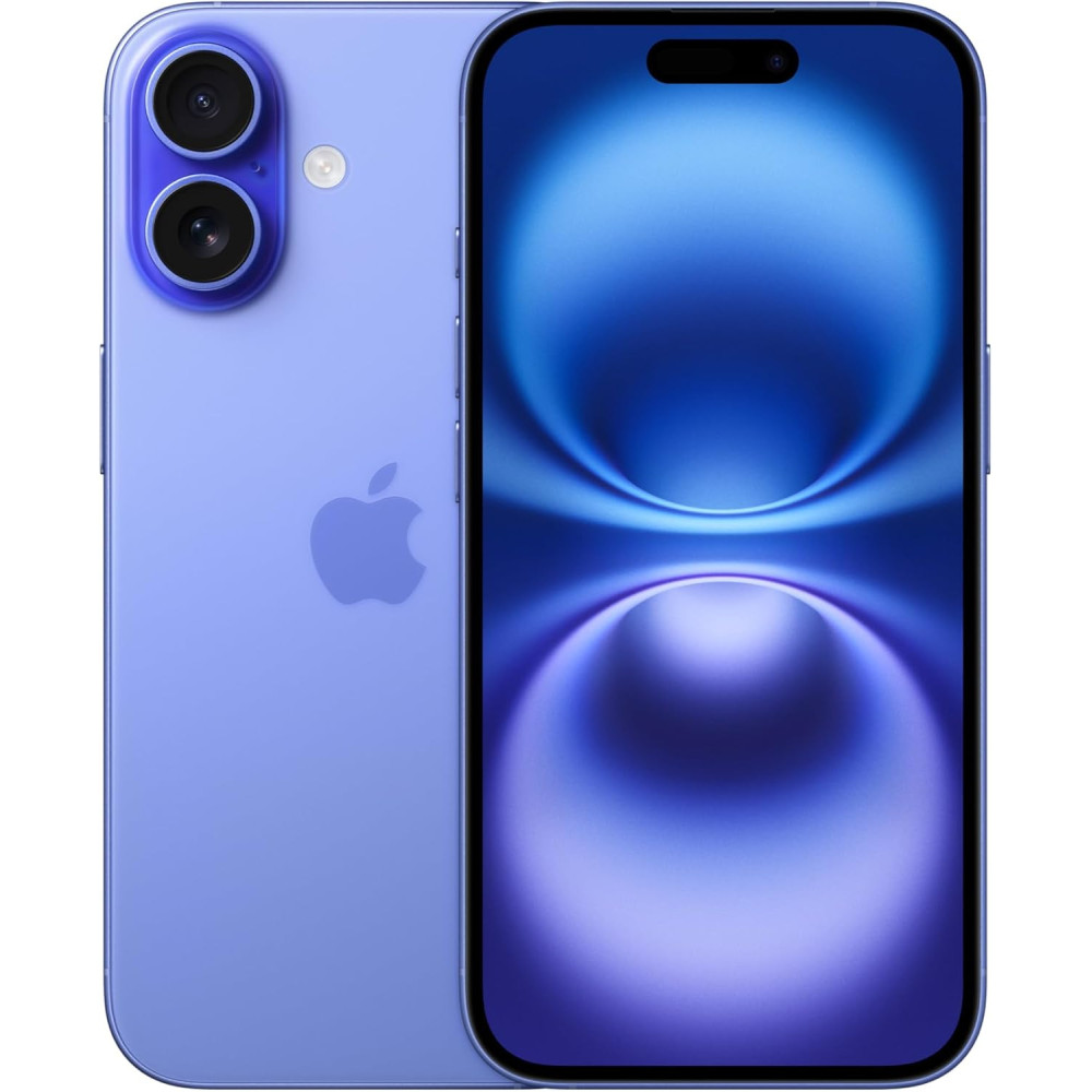 Apple iPhone 16, 5G, Ultramarine 256 GB, 6.1 Inch Display, UAE TRA Version