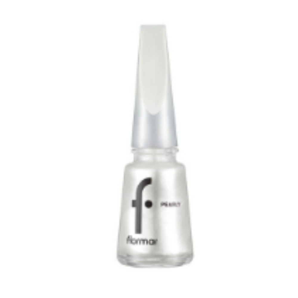 Flormar Pearly Nail Enamel Nail Polish, PL201 Luxury White, New