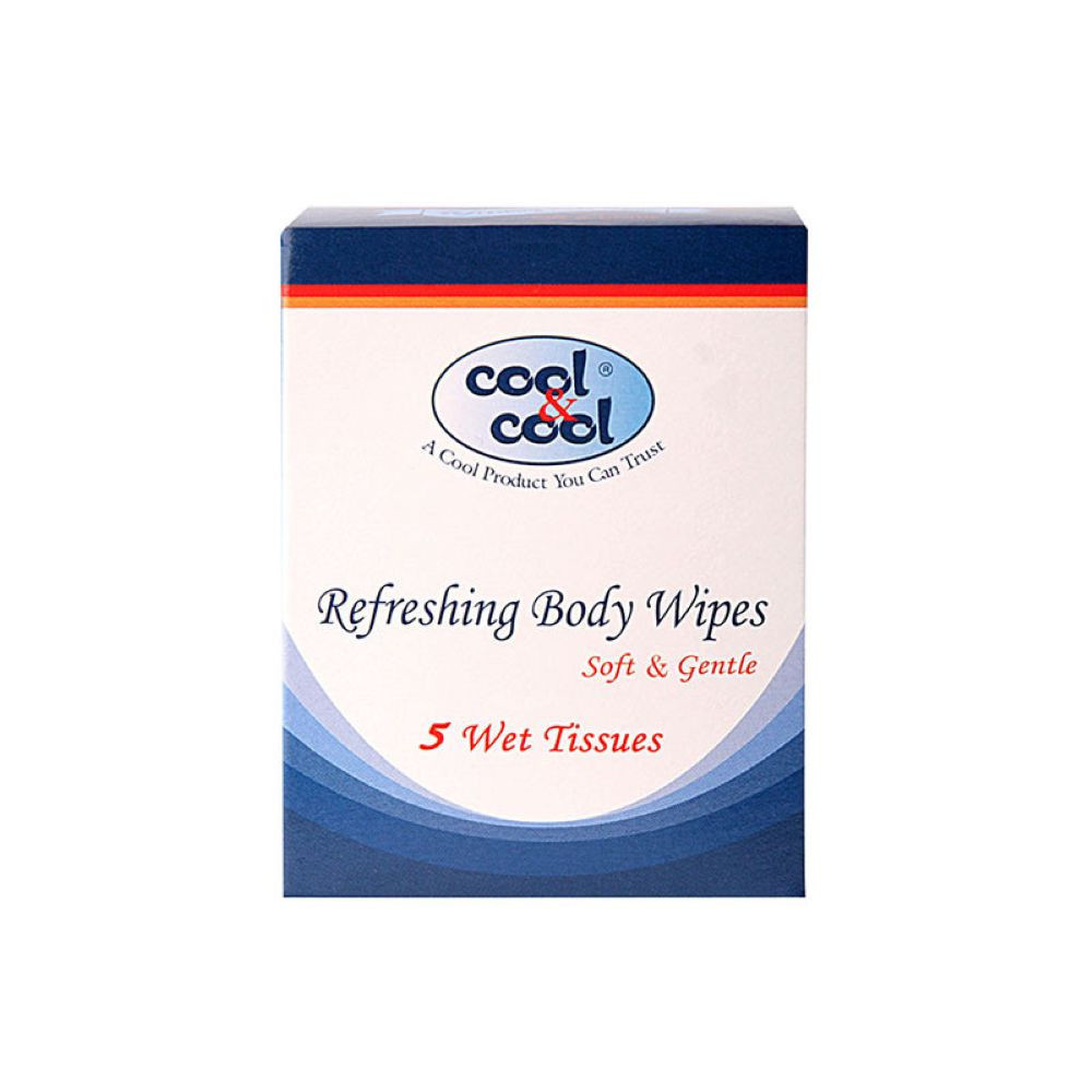 Cool & Cool Refreshing Body Wipes 5S