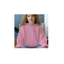BASIC Sofia Clothing Plain Casual Sweatshirt for Unisex Pink