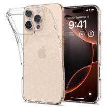 Spigen Liquid Crystal Glitter Designed For Iphone 16 Pro Max Case Cover, Crystal Quartz