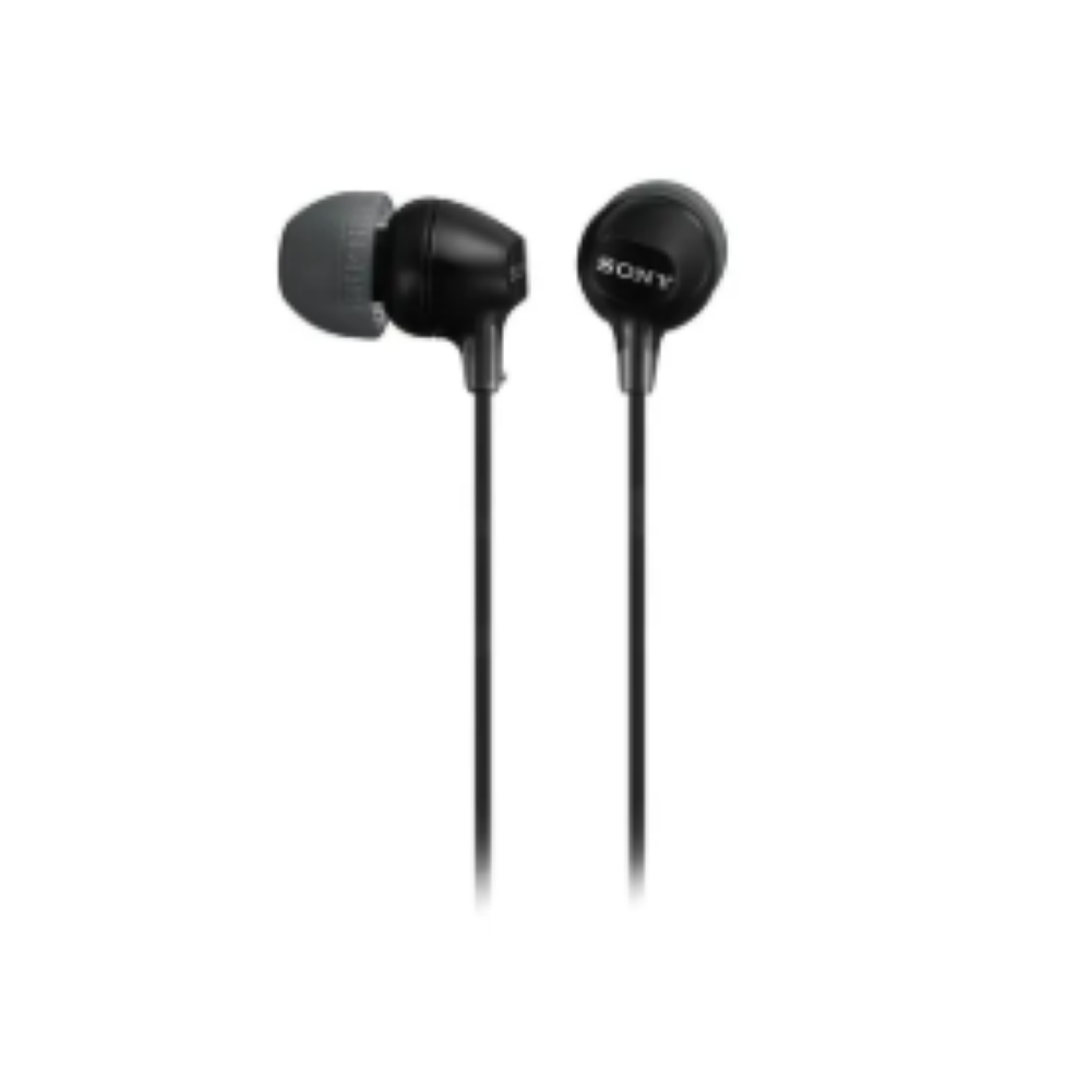 Sony MDR-EX15AP In-ear Wired Headphones with Mic And Line Control, Black