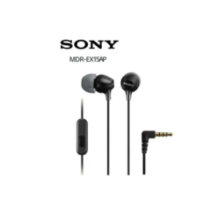Sony MDR-EX15AP In-ear Wired Headphones with Mic And Line Control, Black