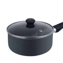 Delici 7 Piece Nonstick Cookware Set 10X Tougher Coating, Compatible With Hot Plate, Ceramic And Gas Surfaces - 24Cm Casserole With Lid, 18Cm Saucepan With Lid, 24Cm Frypan And 2 Nylon Spatulas