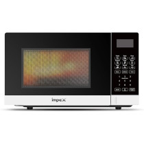 Impex 20L Digital Microwave Oven With 99-Minute Timer, 8 Preset Menus, Child Safety Lock, Defrost Function, 700W Power, 255Mm Glass Turntable, Push Button Door, And Cooking Indicator, Mo 8101Db