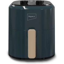 Impex 4.5L Mechanical Air Fryer Af 4305A, 1200W Oil-Free Hot Air Fryer, Adjustable Temperature And 60-Min Timer, Non-Stick Large Capacity Basket, Overheat Protection, Cyclonic Airflow Cool-Touch Handle