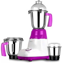 Impex Bl 318B 750W Powerful Motor 3 In 1 Mixer Grinder Blender With Stainless Steel Blade And Jars Abd Plastic Body Unbreakable Jar Caps