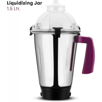 Impex Bl 318B 750W Powerful Motor 3 In 1 Mixer Grinder Blender With Stainless Steel Blade And Jars Abd Plastic Body Unbreakable Jar Caps