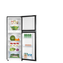 Impex 138 L Double Door Refrigerator Irf 138C 128 L Net/138 L Gross, 42 L Freezer And 86 L Fridge –Direct Cool, Inside Condenser, Fast Cooling, Energy Saving, Low Noise, Dark Grey