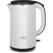 Impex Electric Kettle 2 Liters, 1500W, White, Steamer 2002, Multicolor