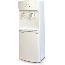 Impex Water Dispenser Hot And Cold, 2 Tap Water Dispenser, Stainless Steel Tanks Storage Cabinet, 2.1L Cooling Tank, 0.8L Boil Tank, 550W Heating Power, Compression Cooling, Indication Light