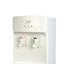 Impex Water Dispenser Hot And Cold, 2 Tap Water Dispenser, Stainless Steel Tanks Storage Cabinet, 2.1L Cooling Tank, 0.8L Boil Tank, 550W Heating Power, Compression Cooling, Indication Light