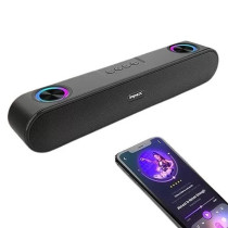 Impex Bluetooth Speaker With 1600W Pmpo, 2000Mah Battery, Bluetooth 5.3, Rgb Lights, Dual Passive Radiators, Usb/Tf/Aux/Fm/Tws/Hand-Free, Type C Charging, Abs Metal Body, Bts