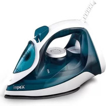 Impex Electric Steam Iron Box, 2000-2300W Power, Non-Stick Ceramic Coated Sole Plate, Super Water Spray, Overheat Protection, 5 Temperature Settings For Different Textiles, 360 Swivel Cord