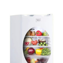 Impex 90 L Single Door Mini Refrigerator, 3 Cubic Feet Freezer Fridge, Glass Shelves, Safety Lock And Key, Low Noise, Energy Saving, Fast Cooling, White, Imrf 140