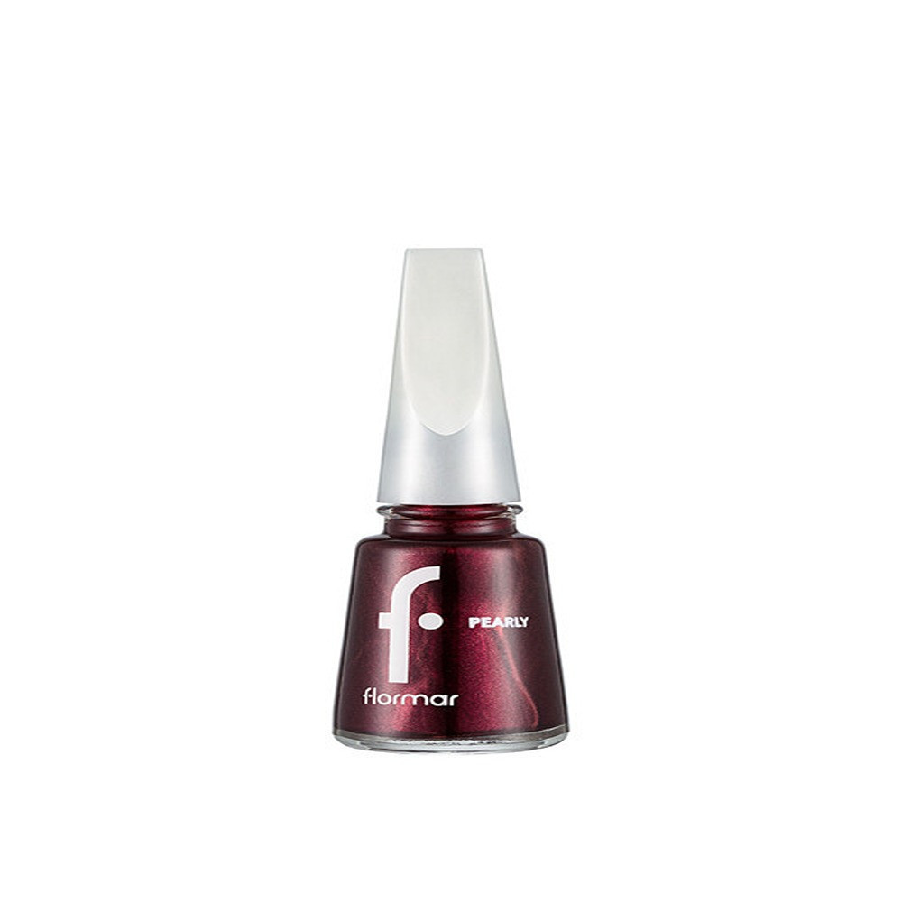 Flormar Pearly Nail Enamel Nail Polish, PL068 Velvet Bordeaux, New