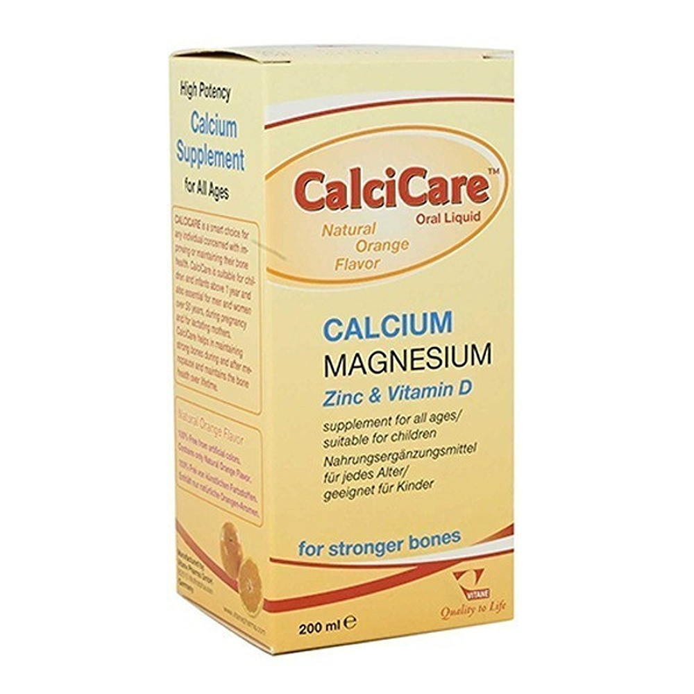 Vitane Calcicare Syrup 200Ml Orange