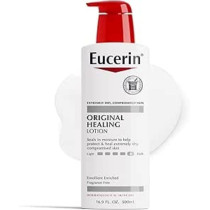 Eucerin Original Healing Rich Body Lotion, Body Lotion for Dry Skin, 16.9 Fl Oz Pump Bottle