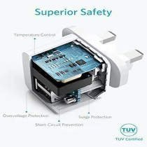 Anker PowerPort Mini Dual Port Wall Charger White