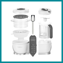 Babymoov Nutribaby Food Processor & Blender Mixer Loft White