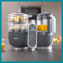 Babymoov Nutribaby Food Processor & Blender Mixer Industrial Grey