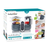 Babymoov Nutribaby Food Processor & Blender Mixer Industrial Grey