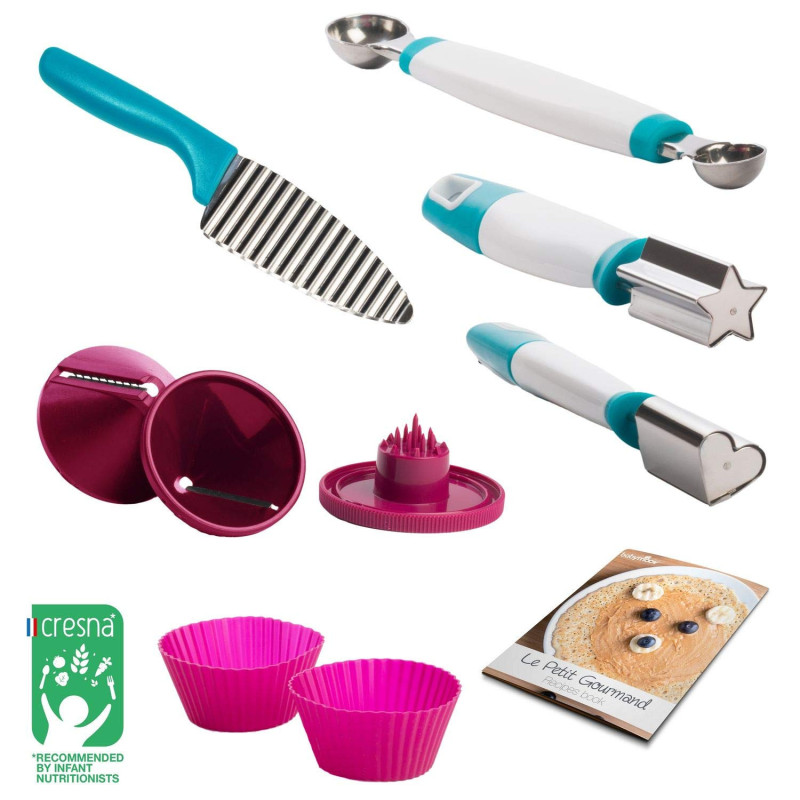 Babymoov Food Preparation Kit Petit Gourmand Recipe Booklet Included