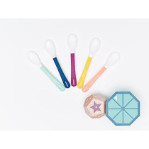 Babymoov Set Of 5 Whitehead Spoons 2Nd Age Multicolor