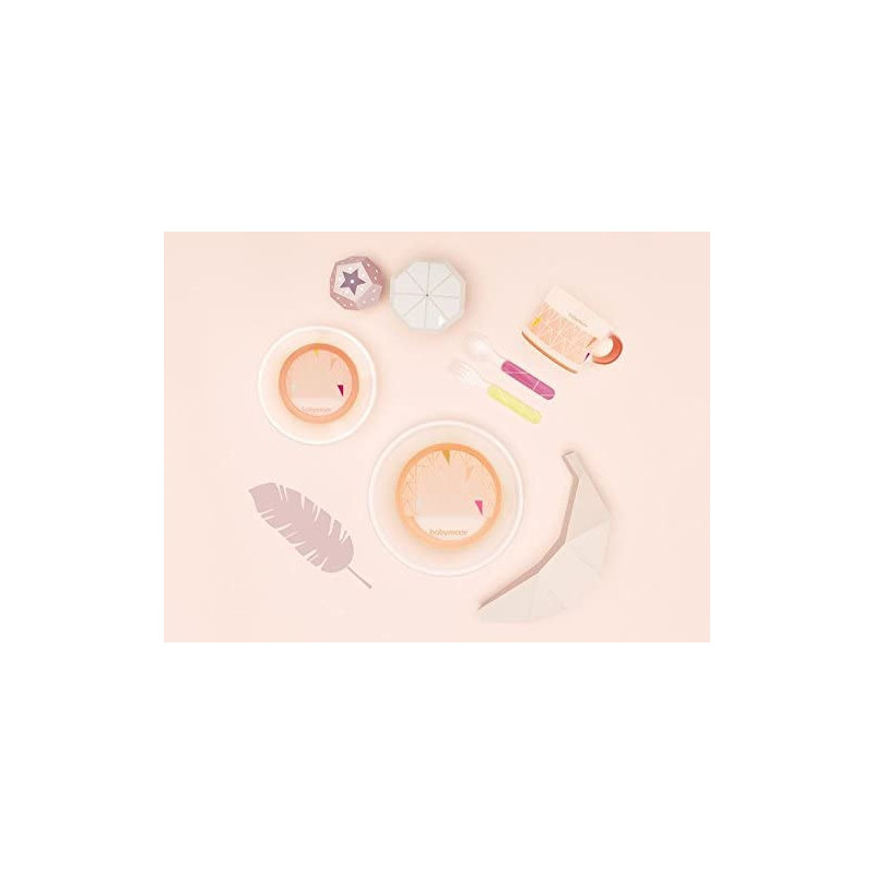 Babymoov Antislip Feeding Set Peach