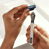 MACH3 Turbo 4Blades Razor Grey Silver Blue