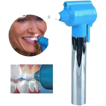 Luma Smile Electric Micro Dental Luma Smile Teeth Whitening Polish Machine Blue Silver