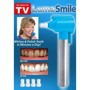 Luma Smile Electric Micro Dental Luma Smile Teeth Whitening Polish Machine Blue Silver