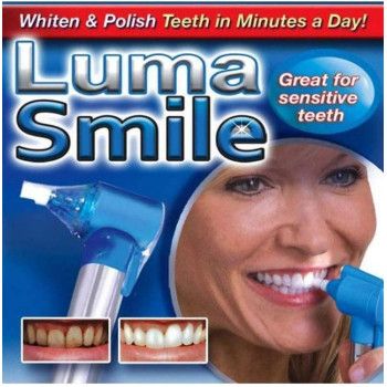 Luma Smile Electric Micro Dental Luma Smile Teeth Whitening Polish Machine Blue Silver