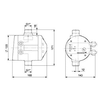 Grundfos PM 1 Electronic Pressure Control Kit for Pumps