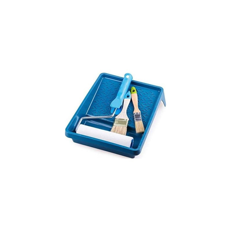 Abbasali Wall Paint Kit of Roller Scrapper Brushes And Tray